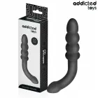 Addicted Toys divpusējs silikona masieris – 16.5 cm (6.5″) – Melns — Foto 1