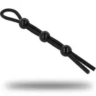 OHMAMA FETISH Silicone Adjustable Intimate Ring – Black — Photo 1