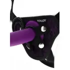TOYJOY Get Real strap-on mežģīņu siksna – violeta — Foto 1