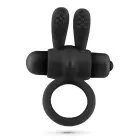 Pluto Vibrating Cock Ring with Bullet – Black — Photo 2