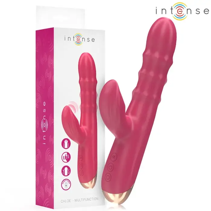 Клиторальный стимулятор INTENSE Chloe – красный