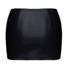 Cottelli PARTY Faux Leather Mini Skirt – Black – XL — Photo 9