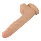 LoveToy Real Extreme Large Dildo – realistiškas dildo – PVC – kūno spalvos – 24,1 cm — Nuotrauka 4