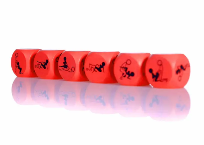 Zabawka-Kostka Miłości 25mm CZERWONA - 1 sztuka Foto 3