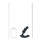Dual Motor Remote Control Beaded Vibrating Liquid Silicone Prostate Stimulator – Black — Photo 9