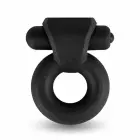 Velv'Or Rooster Travis Silicone Vibrating Ring – Black — Photo 1