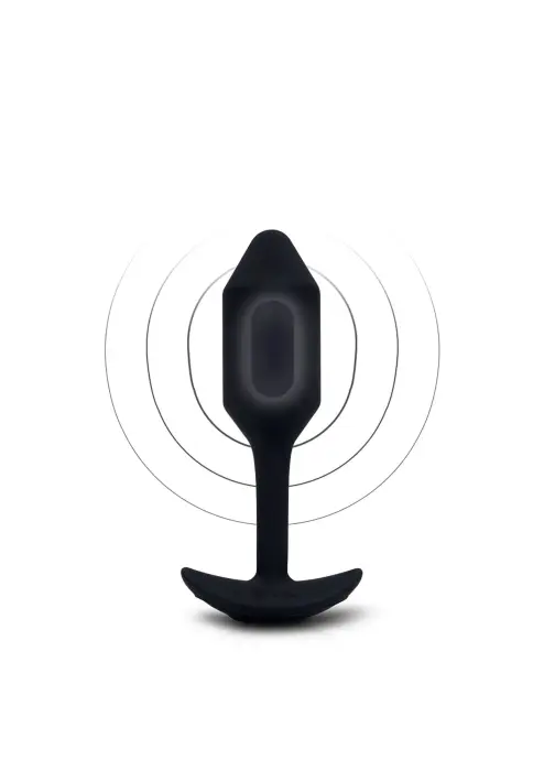 B-Vibe Vibrating Snug Anal Plug 2 – Black