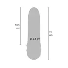 Diamond Petit vibraator – 15.5 cm – must — Foto 3