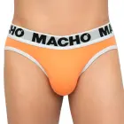 Macho MCH012 – classic men's briefs with push-up cup – orange – L — Photo 2