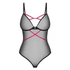 Obsessive Novenes Mesh Bodysuit – Black – XL/XXL — Photo 4