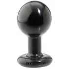 Doc Johnson The Classic – round butt plug – Sil-A-Gel with PVC coating – medium – black — Photo 1