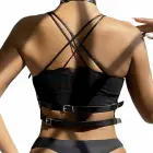 Subblime Leather Chest Harness – Black — Photo 3