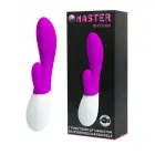 MASSTER RHYTHM 7-функциональный USB вибратор – 19.6 cm (7.7″) – фиолетовый — Фото 1