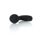 Silikoonist kumer anaaltapp – 7.5 cm – Must — Foto 3