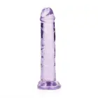 Taisns reālistisks dildo ar piesūcekni – 15.5 cm (6.1″) – Violets — Foto 2