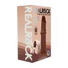 Dual Density Silicone Realistic Sliding Skin Dildo – 20.5 cm (8″) – Brown — Photo 1