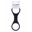 SPORTSHEETS Shadow Large Silicone Cuffs – манжеты – силикон – чёрный — Фото 1