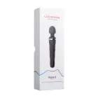 Domi 2 - с управлением через Bluetooth app мини wand вибратор - черный — Фото 1