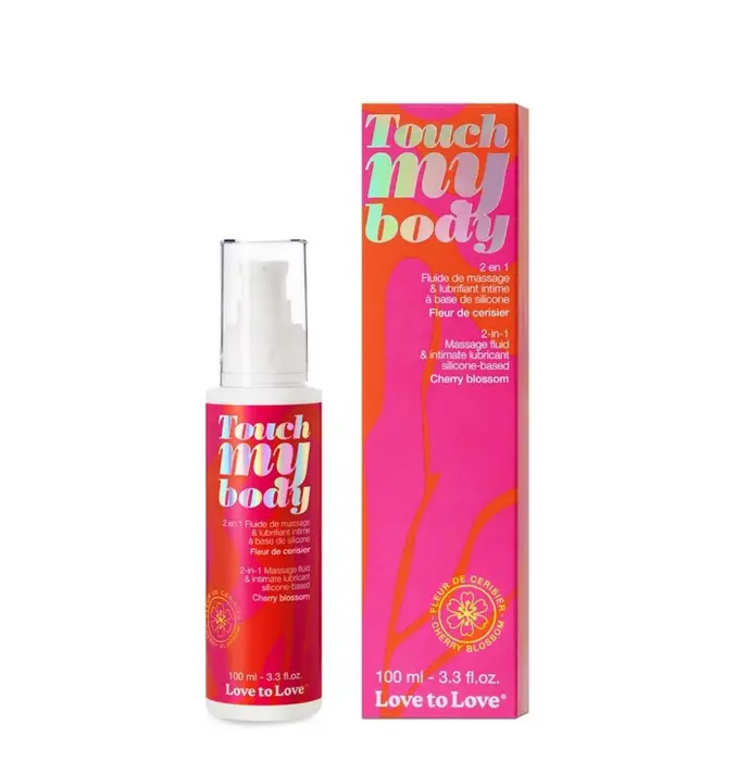 TOUCH MY BODY Massage & Lubricant – Cherry Blossom – 100 ml