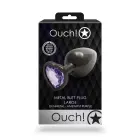 Heart Gem Butt Plug – L – 18 – 20 cm – Purple — Photo 2