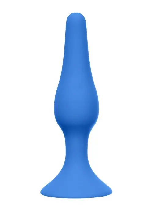 Slim analinis kištukas – M – Mėlynas – 11.5 cm – Blue Photo