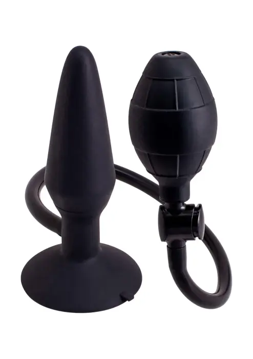 Silicone Inflatable Butt Plug – 14.5 cm (5.7″) – Black