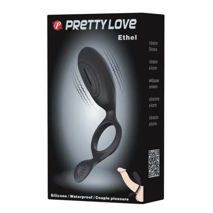 PRETTY LOVE – ETHEL vibrējošs dzimumlocekļa gredzens Foto 11