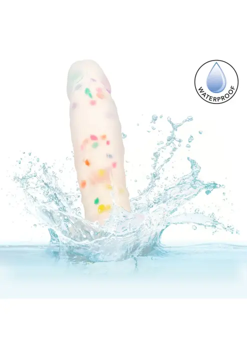 Party Boy tekstūrinis dildo – 15.25 cm (6″) – spalvotas
