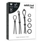 Addicted Toys Flexible Silicone Ring Set 7 pcs – Black — Photo 7