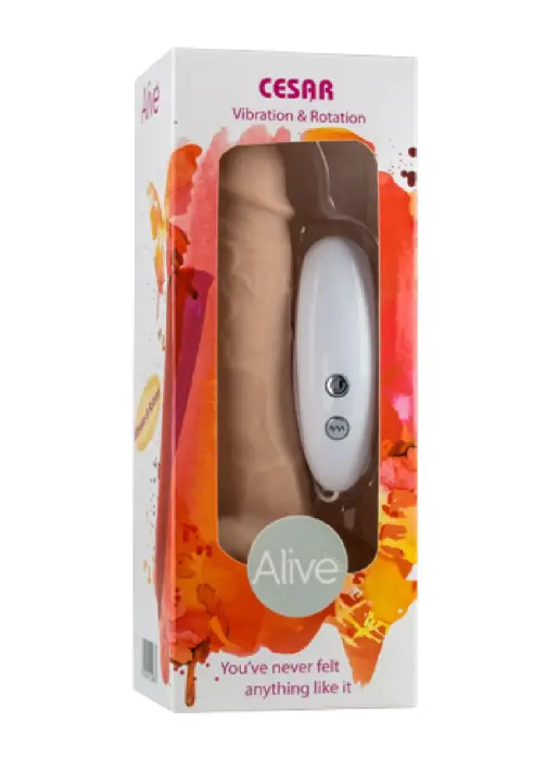 AL.Cesar Realistic Vibrator with Rotation and Vibration