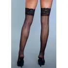 Be Wicked Keep A Secret Thigh Highs – Black – One Size — Photo 3