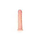 Izliekts reālistisks dildo ar piesūcekni – 23 cm (9″) Foto 2