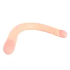 Kiotos COX Flesh 026 – divpusējs dildo – 45 cm (17.7″) — Foto 4