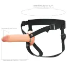 FXTE7" Полый Strap-On Light – 19.1 cm (7.5″) – Телесный — Фото 8