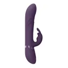 Nari - Vibreerivate ja pöörlevate helmestega G-punkti jänese vibraator – 18 cm (7″) – lilla — Foto 4