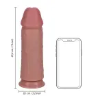 Eriti paks sirge dildo – 25.4 cm (10″) – nahavärv — Foto 7