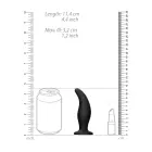 Изогнутая анальная пробка – 18 cm (7.1″) – Черная — Фото 5