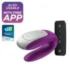 Double Fun App-Controlled Couples Vibrator – Violet — Photo 1