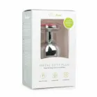Sinner Gear Silver anālais spraudnis ar rozā kristālu – L – 8.5 cm – Sudrabs — Foto 2