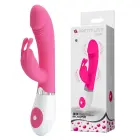 PRETTY LOVE GENE кролик-вибратор – 20.5 cm (8.1″) – розовый — Фото 1