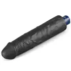 REAL SOFTEE uzlādējams vibrējošs dildo – 24 cm (9.5″) – Melns Foto 8