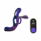 Hueman Zenith intīmais gredzens ar dubulto stimulāciju – violets — Foto 1