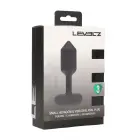 Rombo formos vibruojantis analinis kištukas – 13 cm – Juodas — Nuotrauka 2