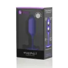 B-Vibe Snug Plug 2 – 15 cm (5.9″) – Violets Foto 3