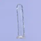 Addiction Crystal Addiction läbipaistev vertikaalne dildo – 18 cm (7″) – läbipaistev — Foto 3
