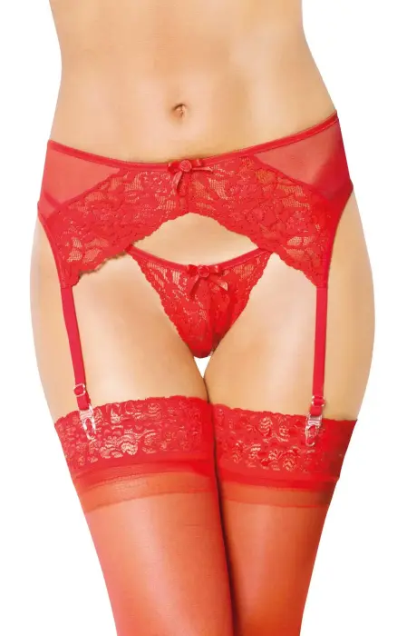 Garterbelt 3317 – Red Set – S/M