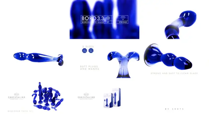 Silicone Suction Cup Base for Chrystalino Toys – Blue Photo