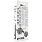 BASECOCK Flexible Vibrating 2-in-1 вибратор – 18.5 см (7.3″) – черный — Фото 5