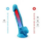 Model 1 Realistic Dildo – 18 cm (7″) – Blue — Photo 6