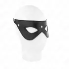 KINK 3 Rivets Eye Mask – Black Vegan Leather — Photo 3